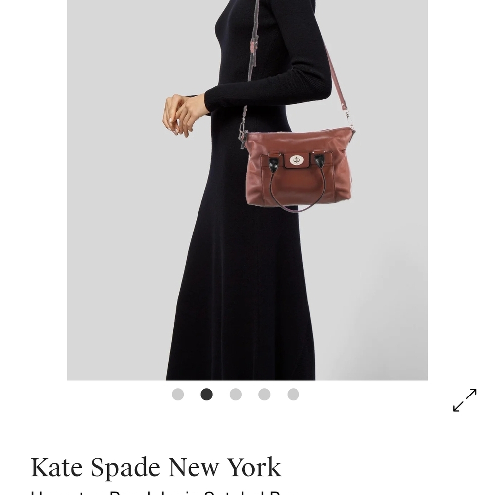 Kate Spade New York Pink and Brown Satchel